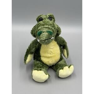 Zoona Crocodile Alligator Green Plush 9” Stuffed Animal Plush Pellets